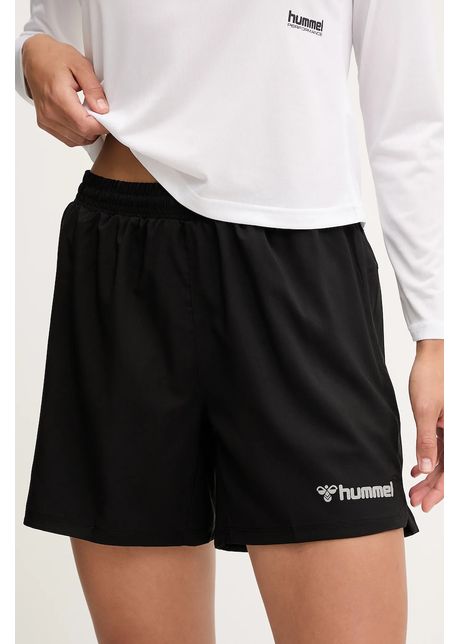 Hummel pantaloni scurți de alergare culoarea negru, 227249