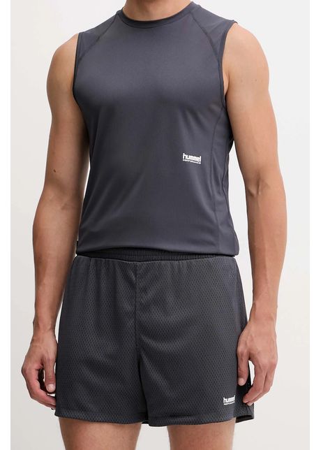 Hummel pantaloni scurți sport culoarea gri, 230359