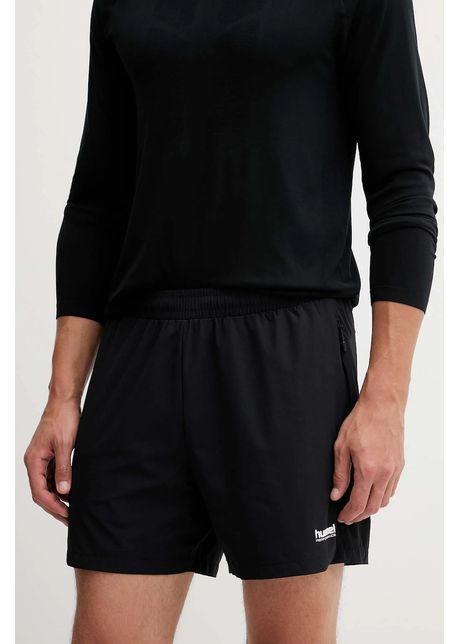 Hummel pantaloni scurți sport culoarea negru, 229896