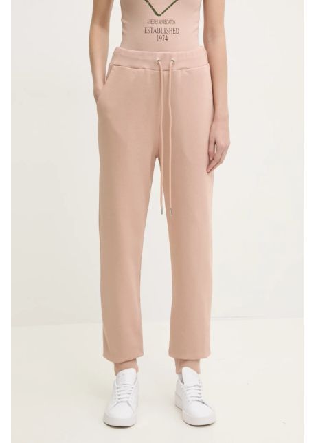 Iceberg pantaloni de trening culoarea bej neted b041 6317