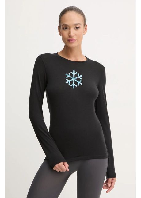 Icebreaker longsleeve func ional icebreaker x protect our winters culoarea negru ib0a575r0011