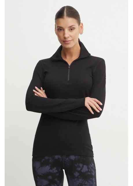Icebreaker longsleeve func ional merino 260 tech culoarea negru ib1043900011
