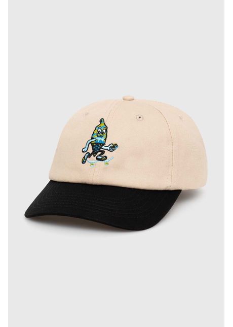 Icecream apc de baseball din bumbac team eu skate cone dad cap culoarea bej modelator ic24141