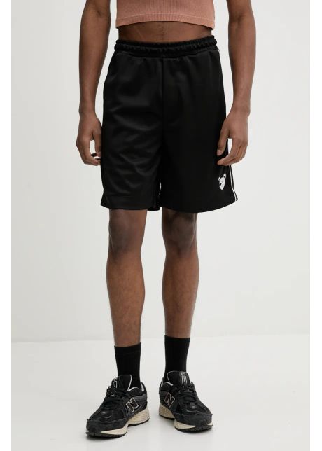 Inbetweeners pantaloni scur i culoarea negru cu imprimeu s5twuabe021
