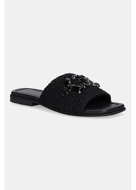 Inuikii papuci woven strap stones culoarea negru 1004 003 0601 000 70104 367