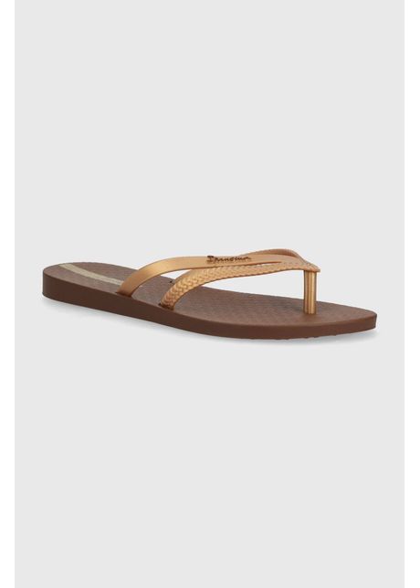 Ipanema slapi bossa fem femei culoarea maro cu toc plat 82067 aq494