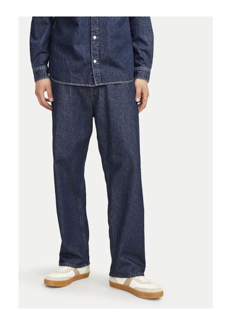 Jack jones blugi alex 12258559 bleumarin baggy fit bumbac