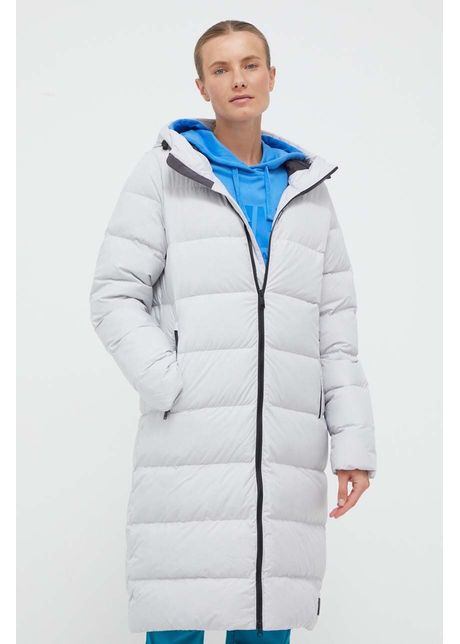 Jack wolfskin geaca de puf femei culoarea gri de iarna