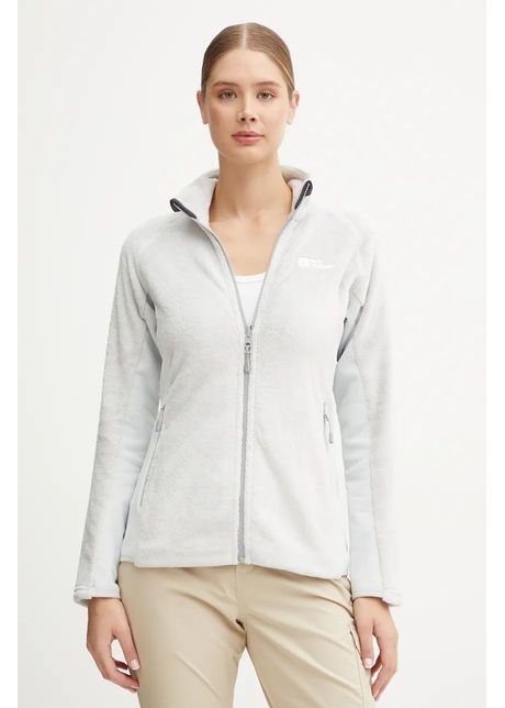 Jack wolfskin hanorac rotwand culoarea gri neted a61899