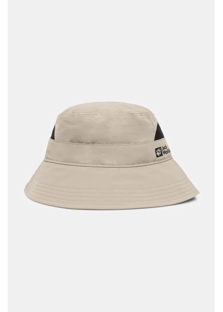 Jack wolfskin palarie vent bucket culoarea bej a64897