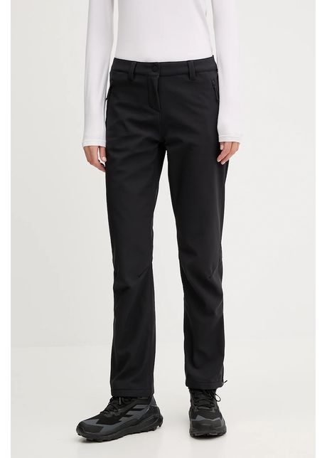 Jack Wolfskin pantaloni de exterior TREK TERRAIN culoarea negru, A65301