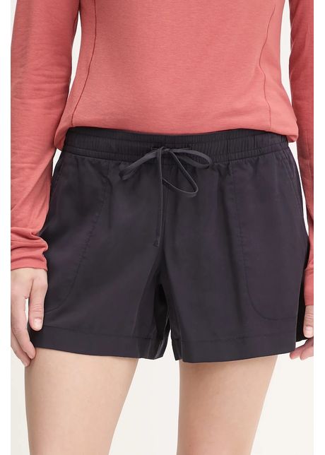 Jack wolfskin pantaloni scur i montero culoarea bleumarin uni high waist a63889