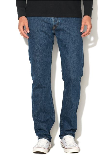 Jeansi drepti albastri 501