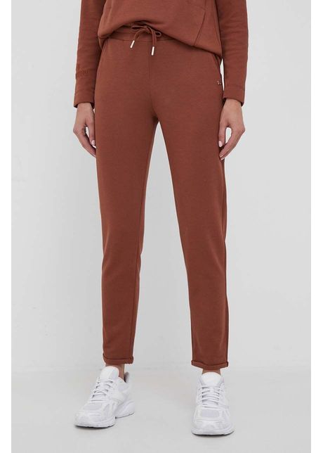 Joop pantaloni de trening culoarea maro neted