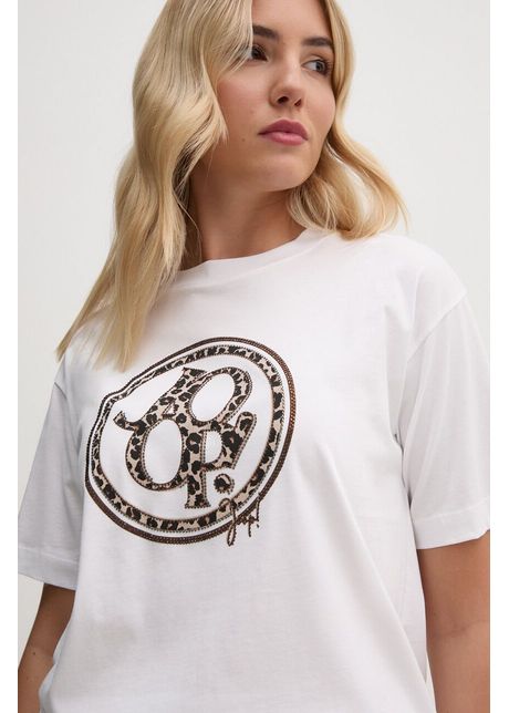 Joop tricou din bumbac femei culoarea bej