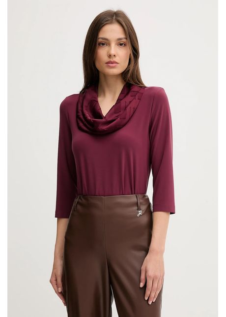 Joseph Ribkoff bluză culoarea bordo, uni, 253211