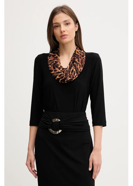 Joseph Ribkoff bluză culoarea negru, cu imprimeu, 253222