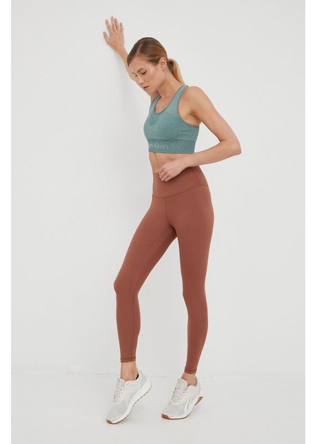 Joyinme jambiere de yoga 7 8 unity femei culoarea maro neted