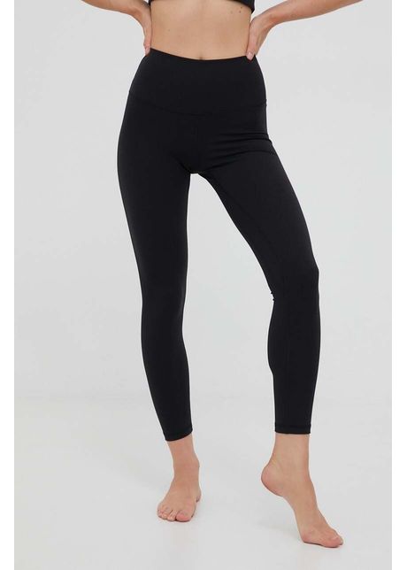 Joyinme jambiere de yoga unity ribbed culoarea negru neted