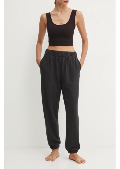 Joyinme pantaloni de trening kind culoarea negru neted kind