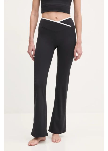 Joyinme pantaloni de yoga dual essence culoarea negru cu imprimeu dual essence