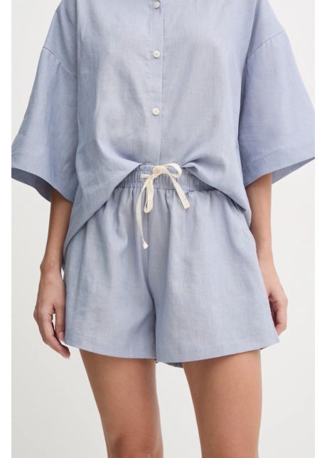 Joyinme pantaloni scurti din in summer break neted high waist summer break