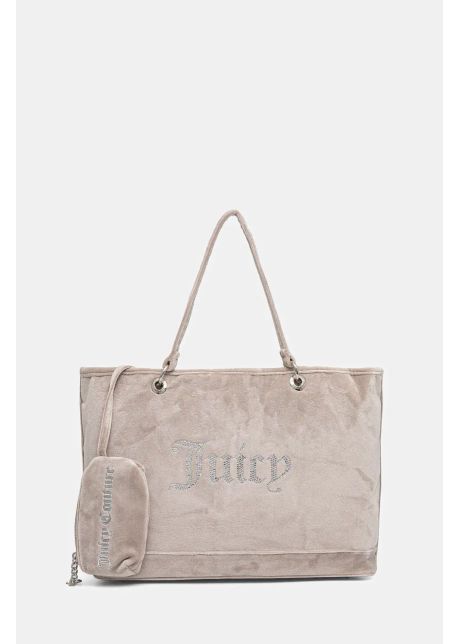 Juicy couture geant de m n din catifea kimberly culoarea bej bejql8761wpo