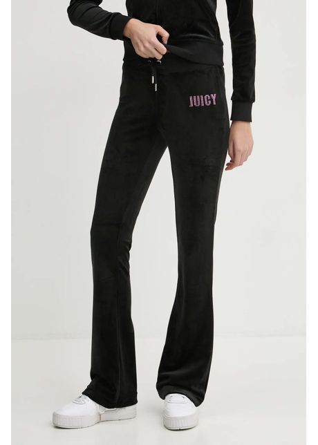 Juicy couture pantaloni de trening culoarea negru cu imprimeu jcbbj125862