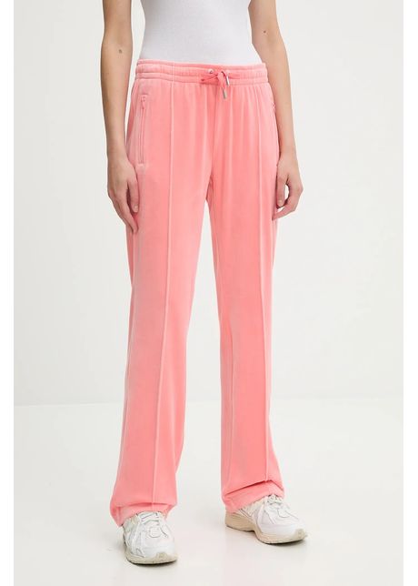 Juicy couture pantaloni de trening culoarea verde cu imprimeu jcapw045