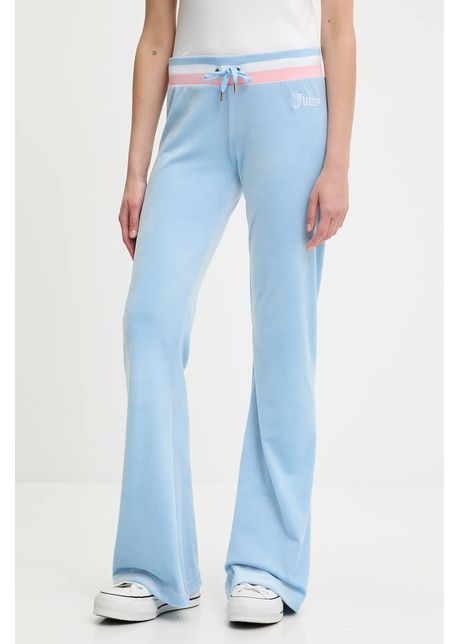 Juicy couture pantaloni de trening din velur christine stripe low rise uni jcwbj225352