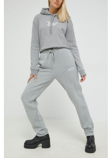 Juicy couture pantaloni de trening femei culoarea gri melanj