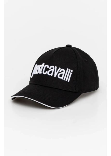Just cavalli apc de baseball din bumbac culoarea negru cu imprimeu 78qazk30 zg192