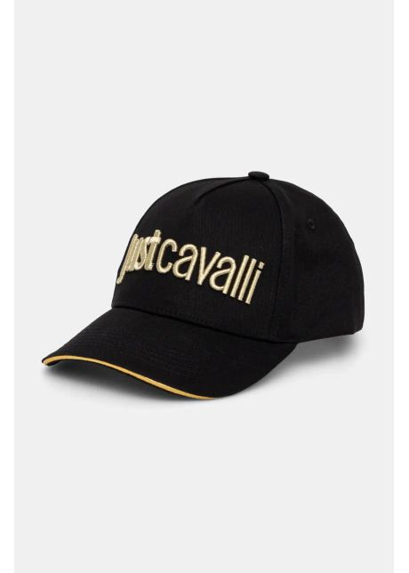 Just cavalli apc de baseball din bumbac culoarea negru cu imprimeu 78qazk30 zg192