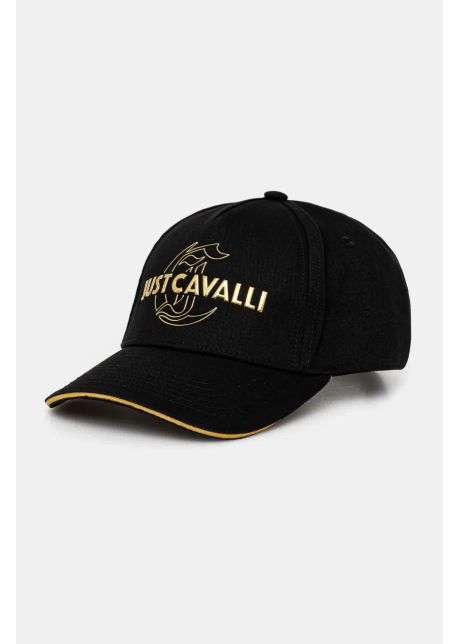 Just cavalli apc de baseball din bumbac culoarea negru cu imprimeu 78qazk50 zg318