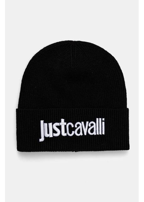 Just cavalli caciula din amestec de lana culoarea negru 77qazk01 zg239