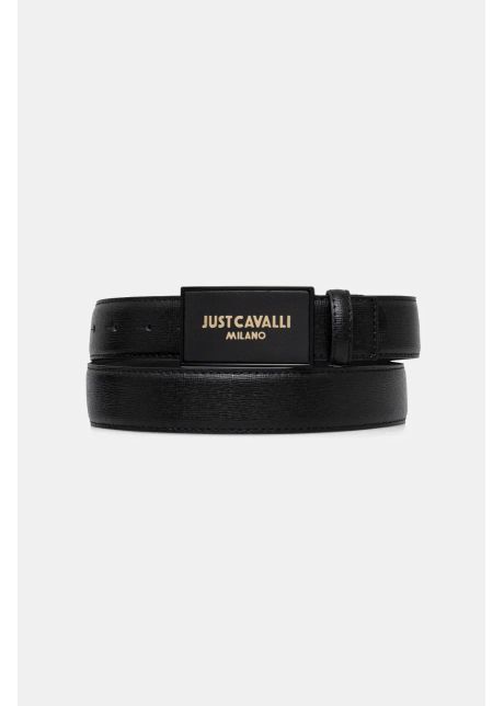 Just cavalli curea de piele barbati culoarea negru 78qa6f10 zpa42