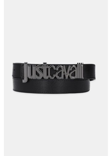 Just cavalli curea de piele barbati culoarea negru 78qa6f30 zpa42