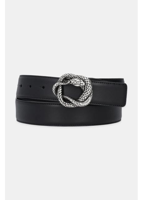 Just cavalli curea de piele barbati culoarea negru 78qa6f40 zp296
