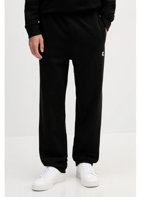 Just Cavalli pantaloni de trening din bumbac culoarea negru, uni, 79OAAT06 CF500