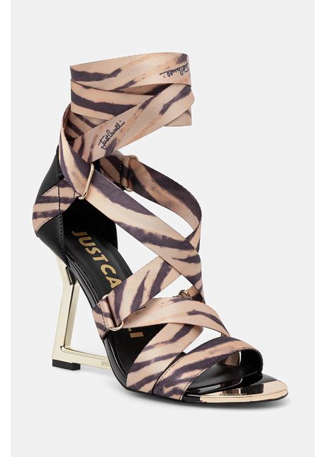 Just cavalli pantofi cu toc culoarea bej 78ra3s24zss70r41