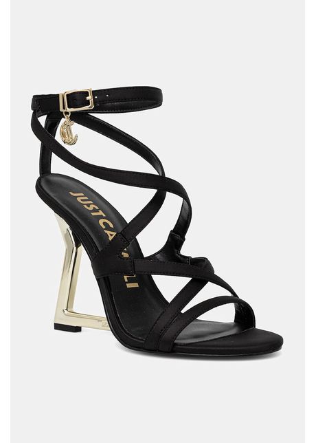 Just cavalli pantofi cu toc culoarea negru 78ra3s63zsa29899