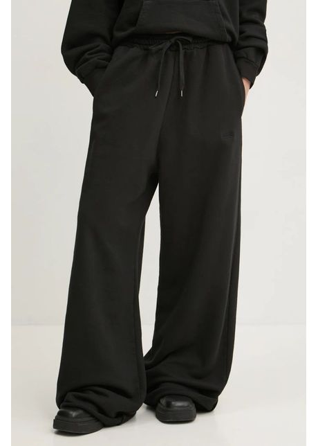 K lusha pantaloni de trening din bumbac culoarea negru uni klw56001tjf01px