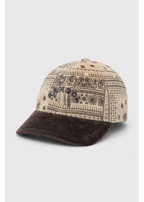 Kangol apc de baseball din catifea culoarea bej modelator