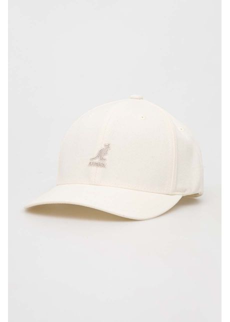 Kangol apc din amestec de l n culoarea bej neted