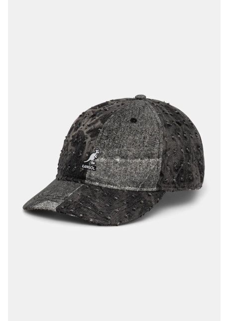 Kangol apc mashup baseball culoarea gri cu imprimeu k5434 bt009