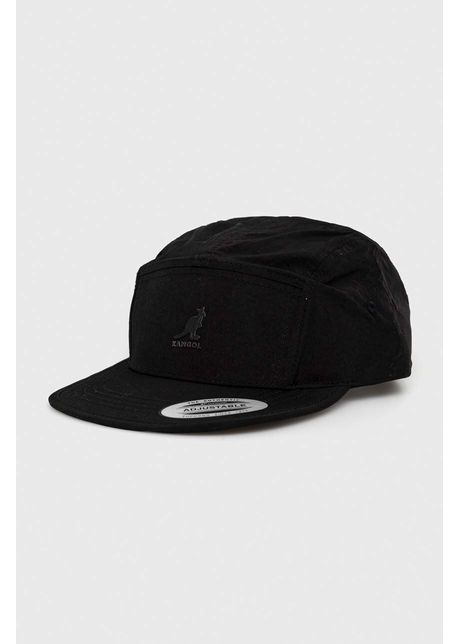 Kangol sapca culoarea negru neted