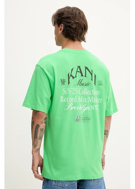 Karl kani tricou din bumbac culoarea verde cu imprimeu pd00005332