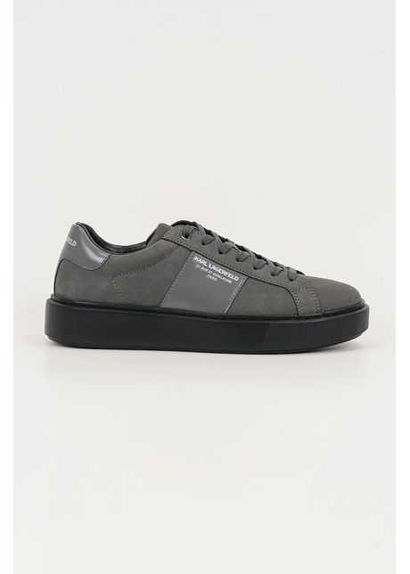 Karl Lagerfeld adidași din nubuc MAXI KUP RSG culoarea negru, KL52218