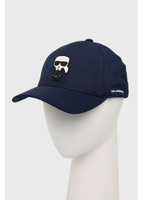 Karl lagerfeld apc culoarea albastru marin cu imprimeu