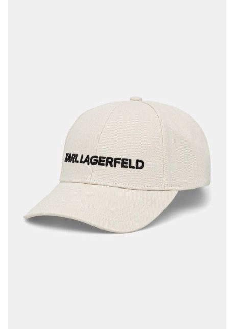 Karl lagerfeld apc de baseball din bumbac culoarea alb cu imprimeu a1w33071